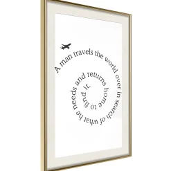 Poster 'Travel Broadens the Mind'