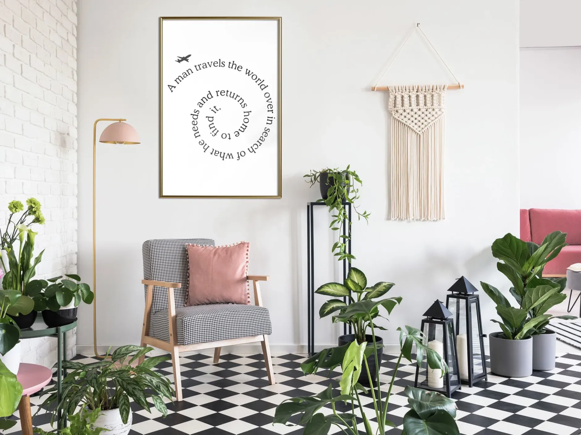 Poster 'Travel Broadens the Mind'