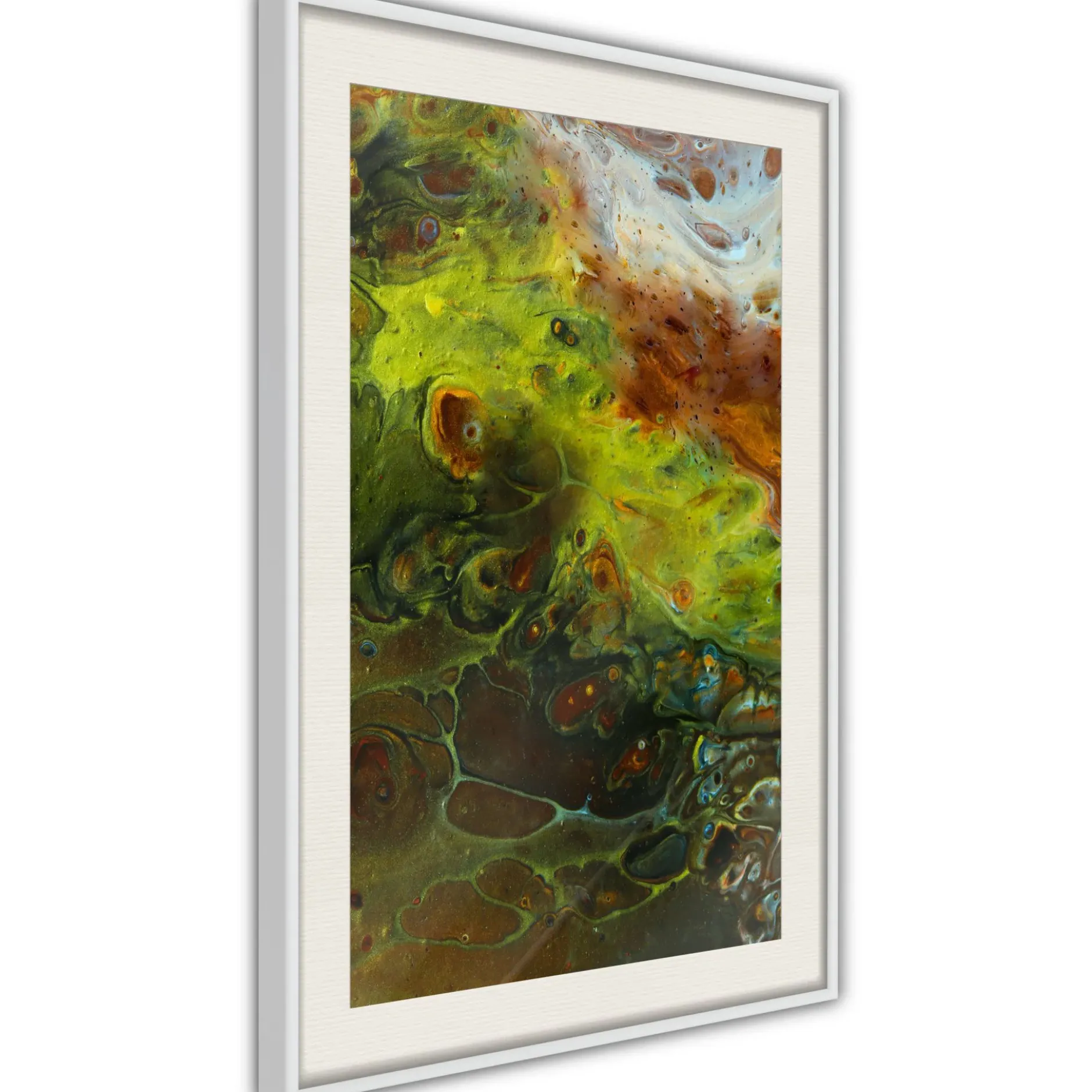 Poster 'Turbulent Green'