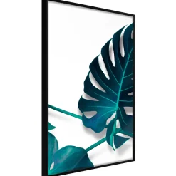 Poster 'Turquoise Monstera I'