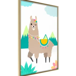 Poster 'Unusual Lama'