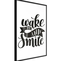 Poster 'Wake up and Smile'