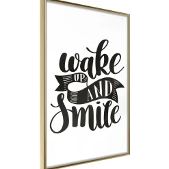 Poster 'Wake up and Smile'