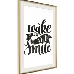 Poster 'Wake up and Smile'