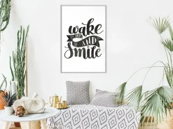 Poster 'Wake up and Smile'