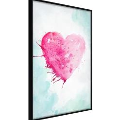 Poster 'Watercolour Heart'
