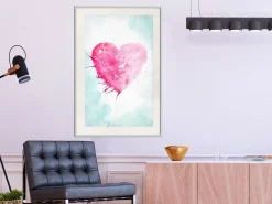 Poster 'Watercolour Heart'
