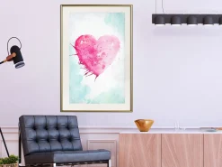 Poster 'Watercolour Heart'