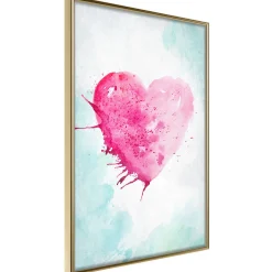 Poster 'Watercolour Heart'
