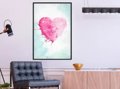 Poster 'Watercolour Heart'