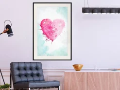 Poster 'Watercolour Heart'