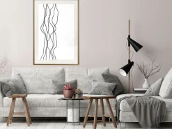 Poster 'Wavy Lines'