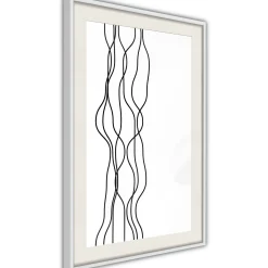 Poster 'Wavy Lines'