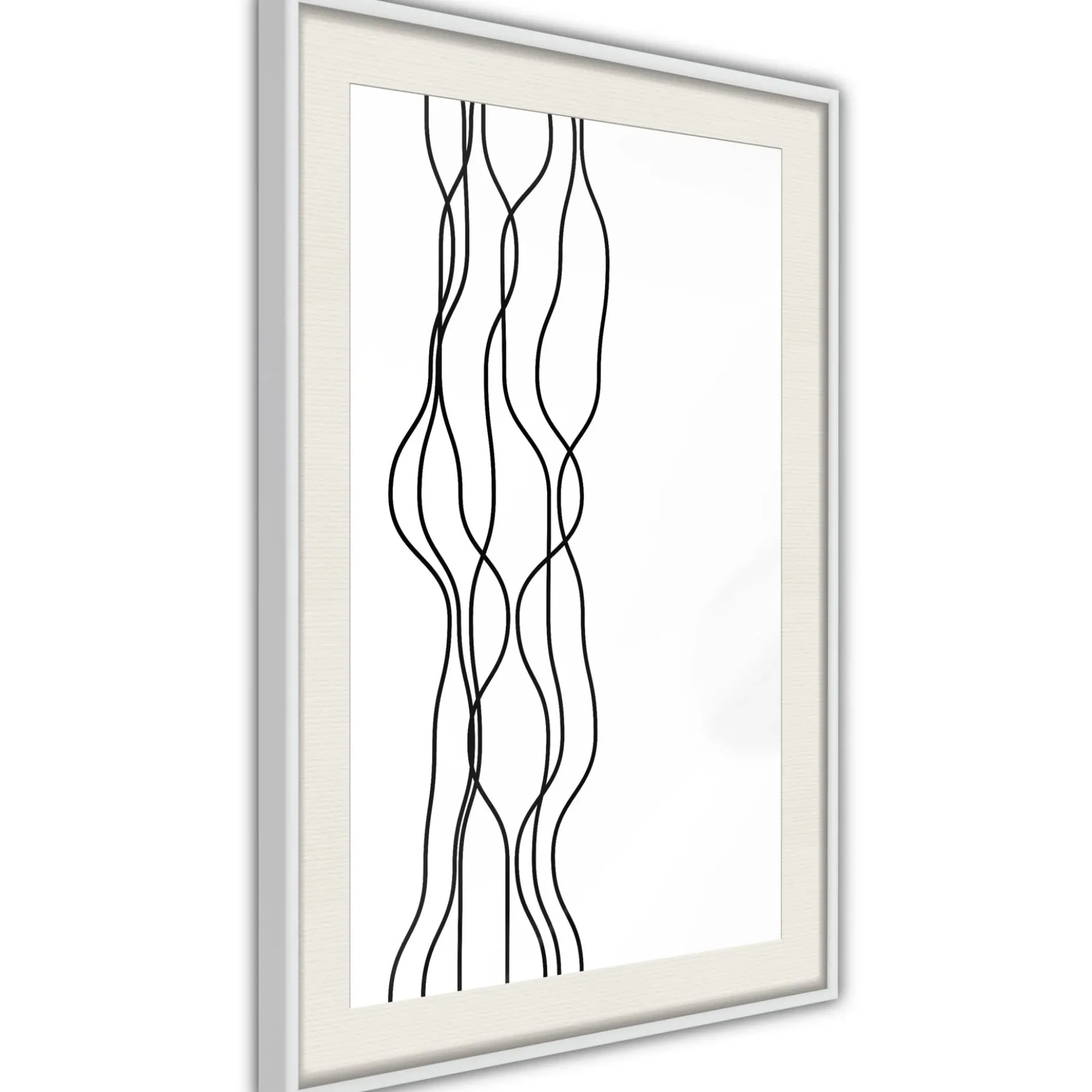 Poster 'Wavy Lines'