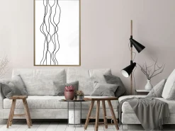 Poster 'Wavy Lines'