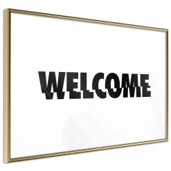 Poster 'Welcome'