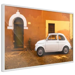 Poster 'White Car'