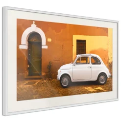 Poster 'White Car'