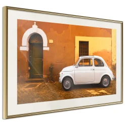 Poster 'White Car'