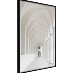 Poster 'White Colonnade'