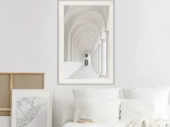Poster 'White Colonnade'