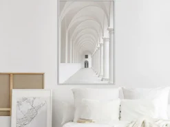 Poster 'White Colonnade'