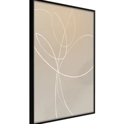 Poster 'White Tulip'