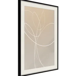 Poster 'White Tulip'