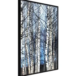 Poster 'Winter Birch Trees'