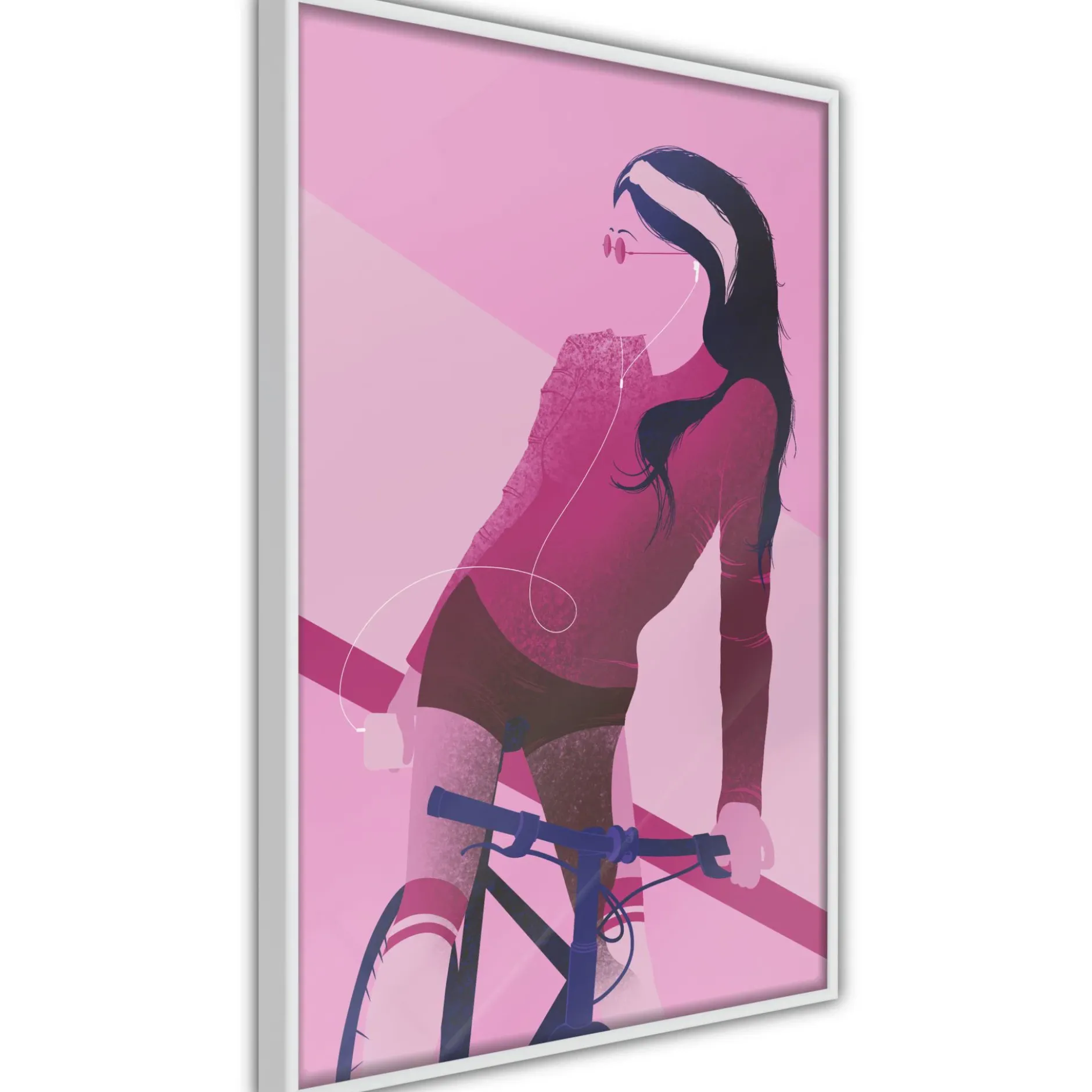 Poster 'Woman on Bicycle'