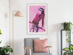 Poster 'Woman on Bicycle'