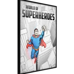 Poster 'World of Superheroes'
