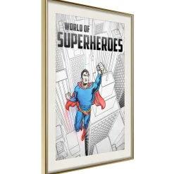 Poster 'World of Superheroes'