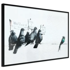 Poster 'Xenophobic Pigeons'