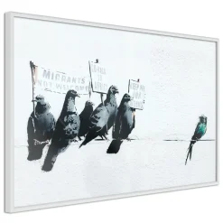 Poster 'Xenophobic Pigeons'