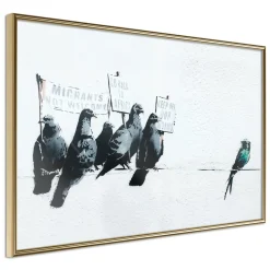 Poster 'Xenophobic Pigeons'