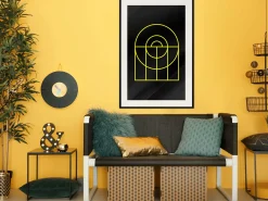 Poster 'Yellow Lines'
