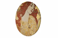 Rundes Bild 'Auburn Elegance'