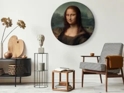 Rundes Bild 'Da Vinci's Mona Lisa'
