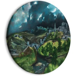 Rundes Bild 'El Greco's Toledo'