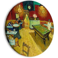 Rundes Bild 'Gogh's Night Café'