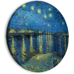 Rundes Bild 'Gogh's Starry Rhone'