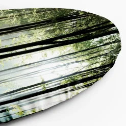 Rundes Bild 'Misty Woodland'