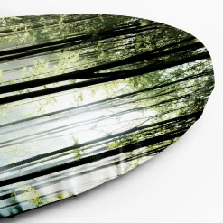 Rundes Bild 'Misty Woodland'