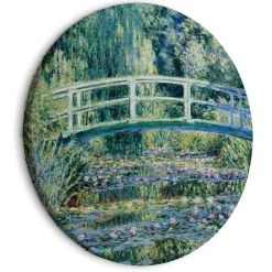 Rundes Bild 'Monet's Jpn Bridge'
