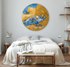 Rundes Bild 'Noon Rest - Van Gogh'