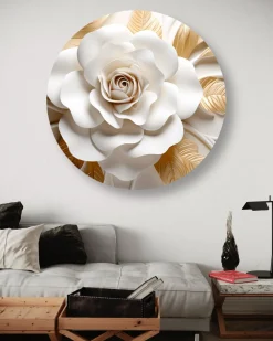 Rundes Bild 'Ocean Sunset'