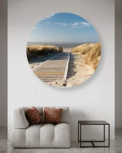 Rundes Bild 'Seaside Pathway'