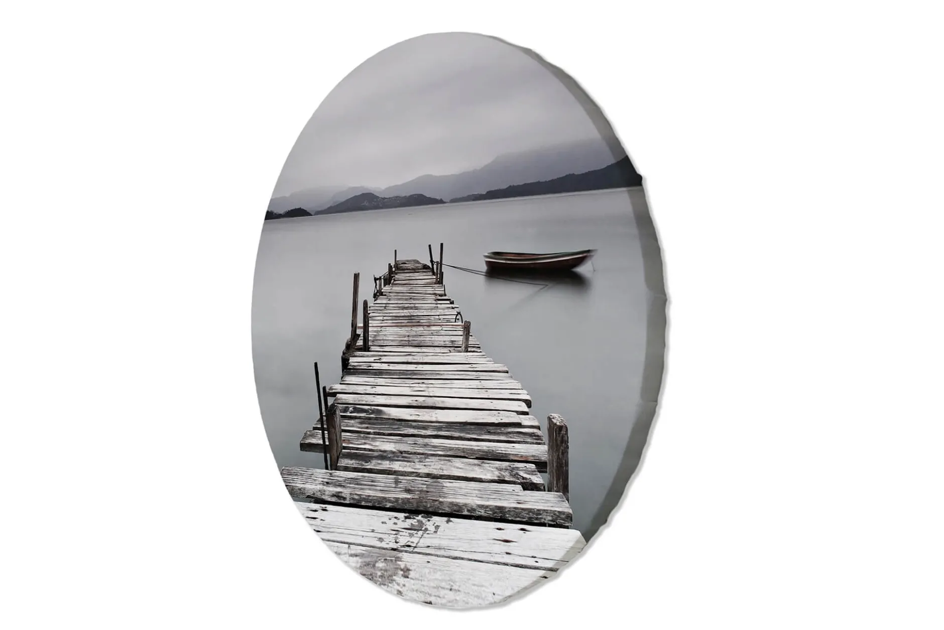 Rundes Bild 'Silent Harbor'