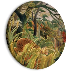 Rundes Bild 'Tropical Tiger Henri'